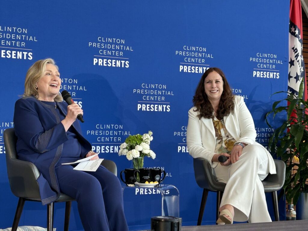 Later that same day, Dr. Shogan joined former Secretary of State Hillary Clinton on stage to celebrate Women's History Month at the Clinton Presidential Center in Little Rock, AR.