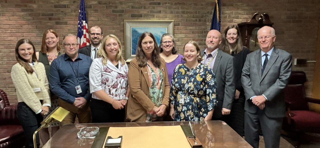 On September 24, 2024, Dr. Shogan visited the Gerald R. Ford Presidential Library and took a picture with staff in President Ford's office. The former President also had a working office at the Gerald R. Ford Museum.