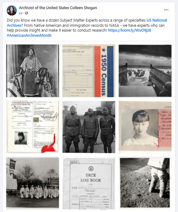 On October 18, 2024, Dr. Shogan shared a link on X to this National Archives News article highlighting the importance of NARA's Subject Matter Experts. To help enhance the researcher experience, the National Archives developed the Subject Matter Expert Program. The program began in 2018 with five subject matter experts. Now the team has 12 experts, including a recent addition in women’s history hired in March 2024.