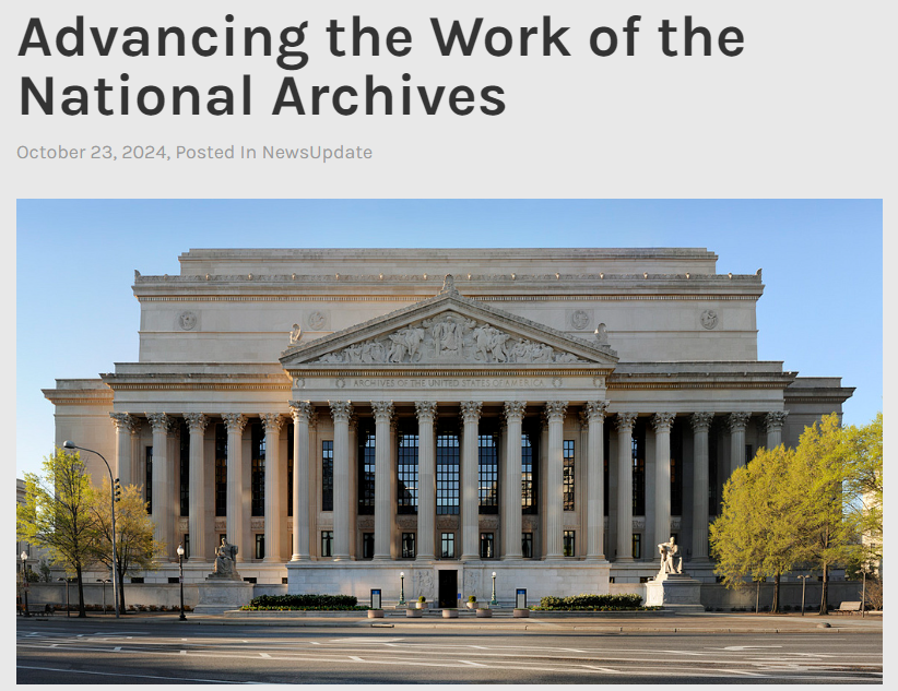 On October 23, 2024, Dr. Shogan shared a blog post pledging her commitment “to deliver a fresh strategic plan, rooted in this framework, that holds the National Archives to the highest standards in governance and access, exemplifies archival standards, and delivers experiences that resonate with every American.” Read the full blog article here.