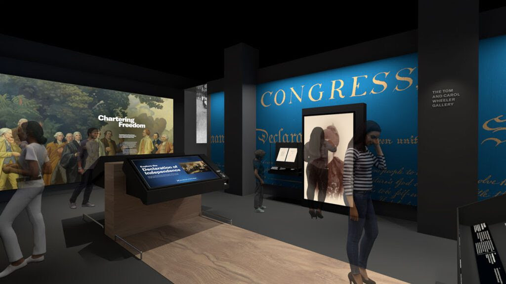 A digital image for the new exhibits